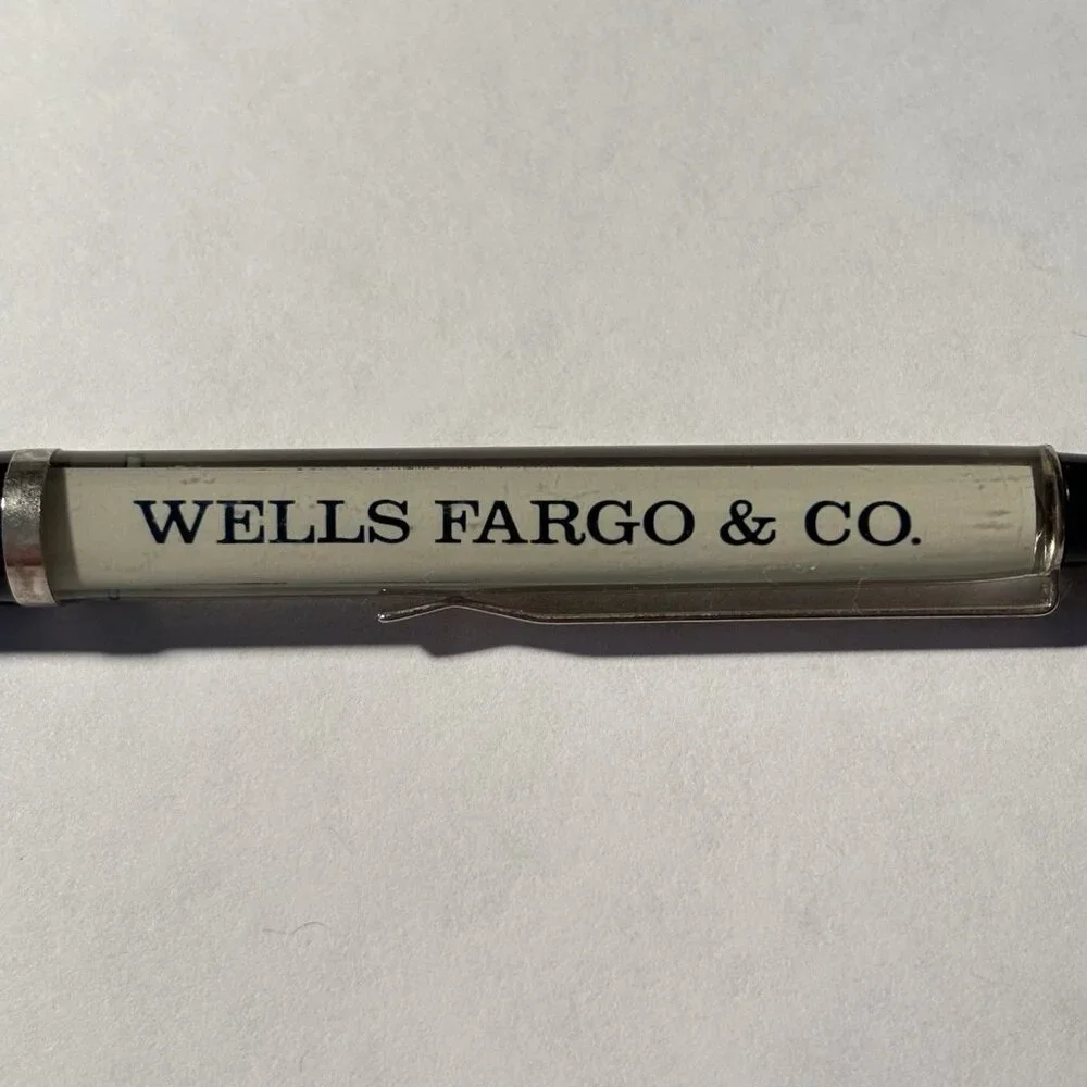 Wells Fargo & Co Bank Floaty Pen Horse Drawn Stagecoach Moves Advertising Promo